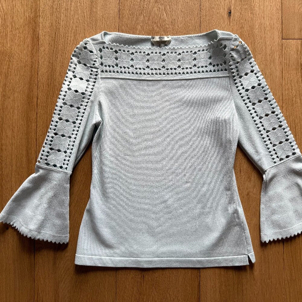 Gorgeous Fendi lace-effect top!  Worn once, 38 or XS